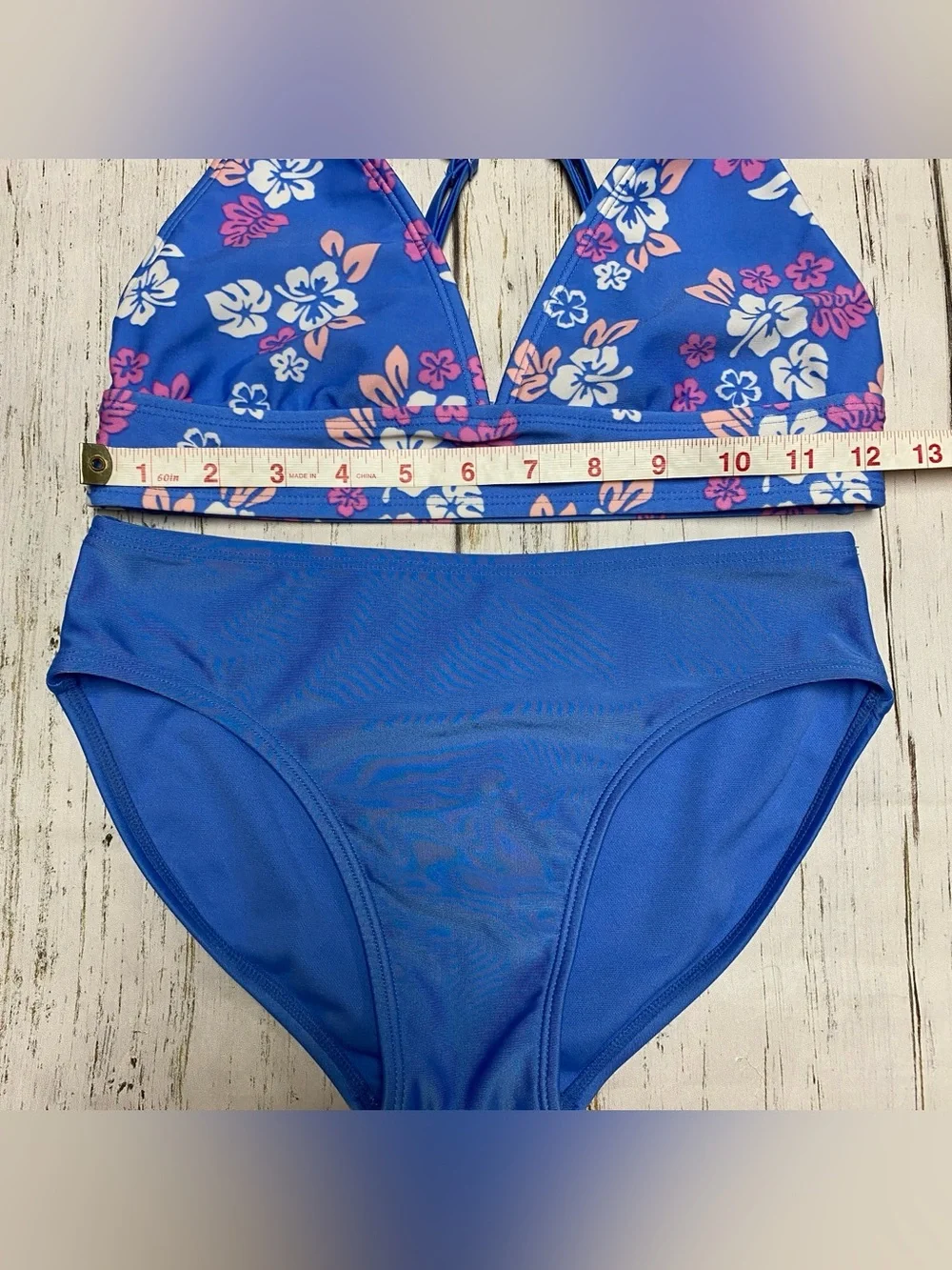 Art Class Floral Bikini and Sarong Sheer Skirt Set